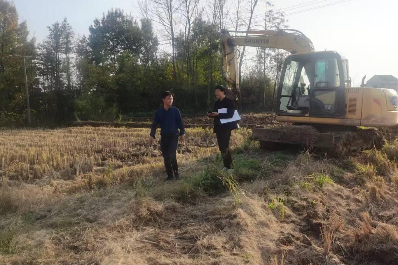 林山村验收村辖区内第十六批次土地增减挂钩项目