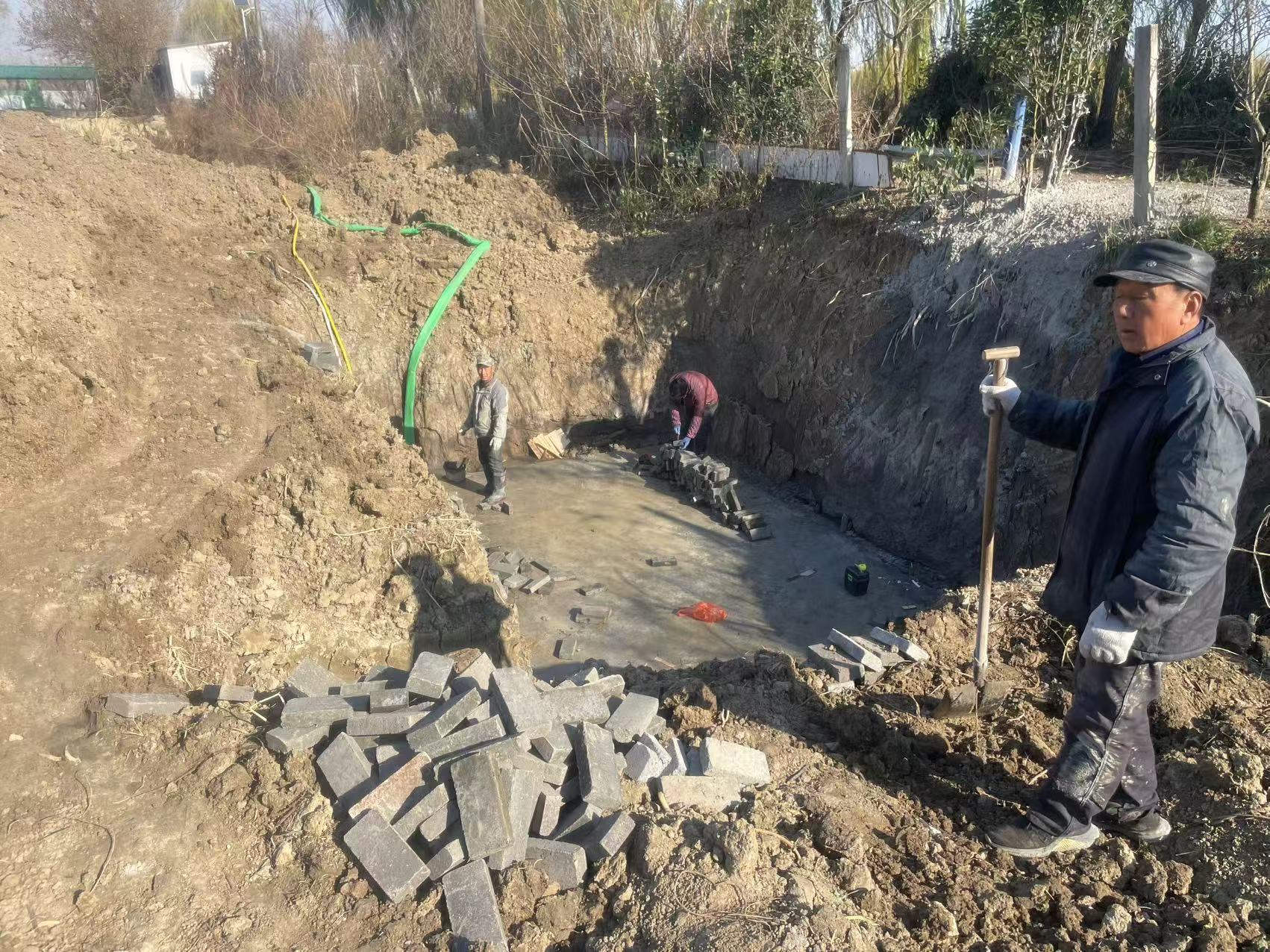 陆营村人居环境污水集中处理站建设