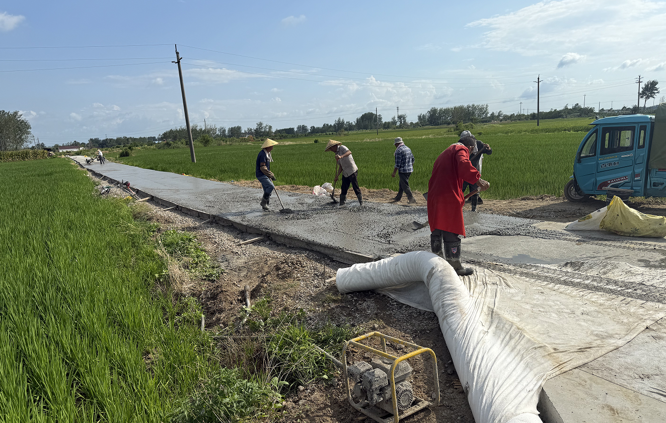 铜城镇苏桥村改善道路基础设施，确保群众出行安全