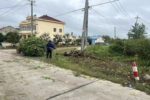 光华村开展道路平交口环境整治，提升村村通道路“安全”